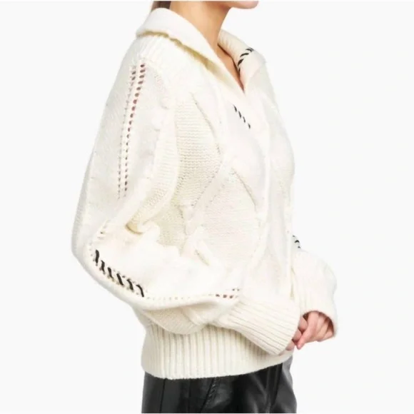 En Saison Lena collared sweater Small - Picture 2 of 3